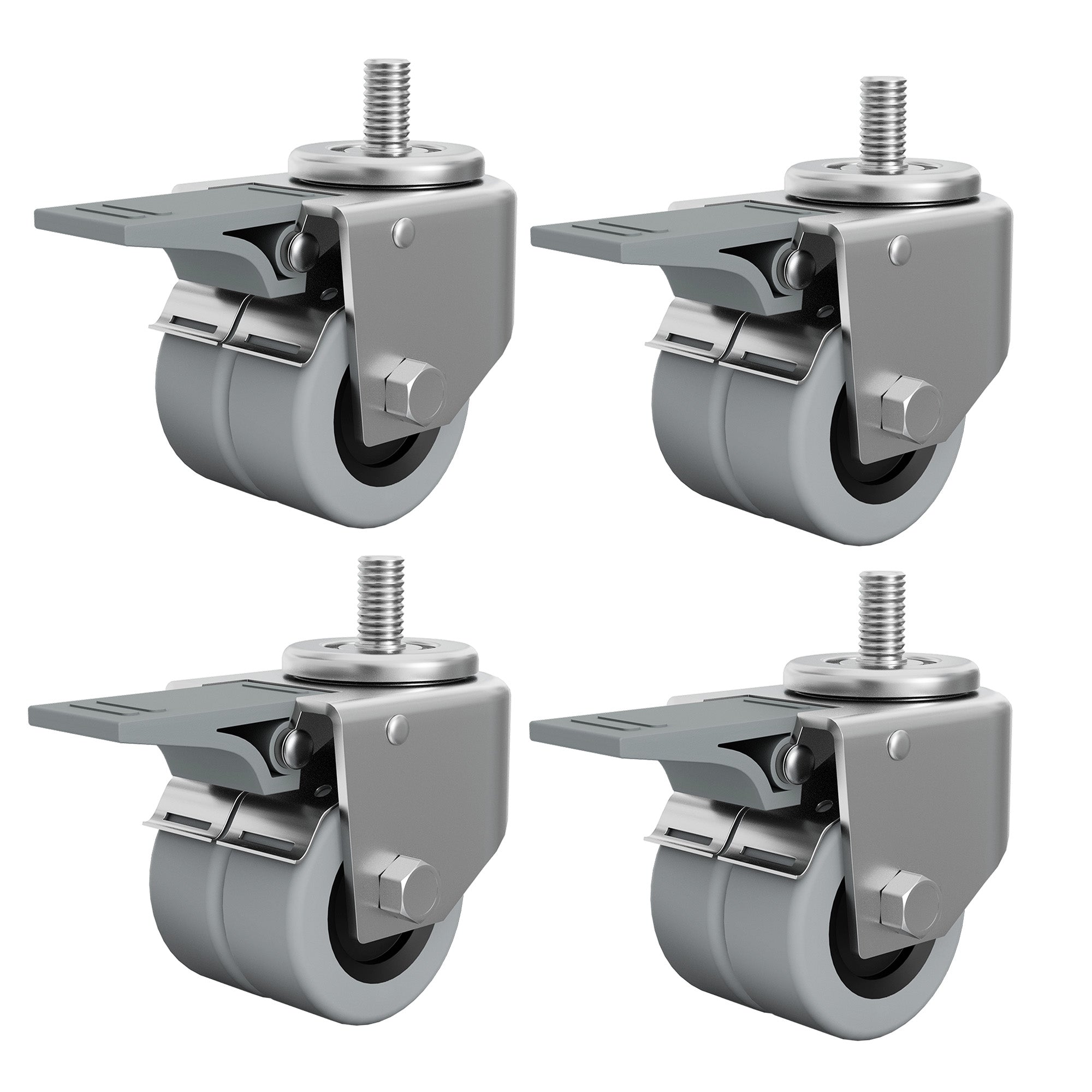 Sunvanta Locking Caster Wheels for Cantilever Umbrella Base – Set of 4 Heavy-Duty Swivel Casters