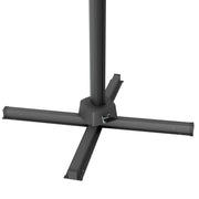 Sunvanta Cantilever Umbrella Cross Base – Heavy-Duty Steel Frame for Weighted Support