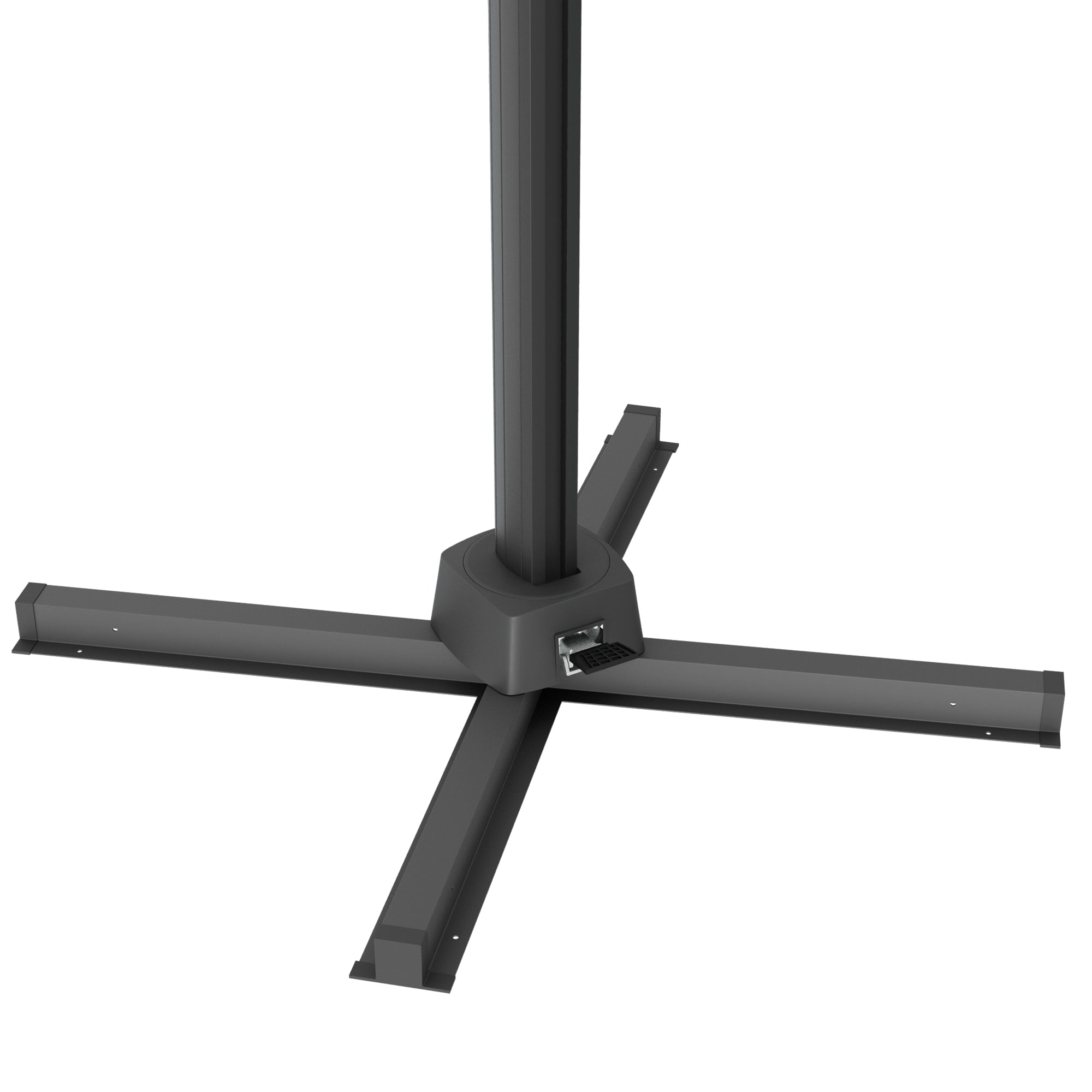 Sunvanta Cantilever Umbrella Cross Base – Heavy-Duty Steel Frame for Weighted Support