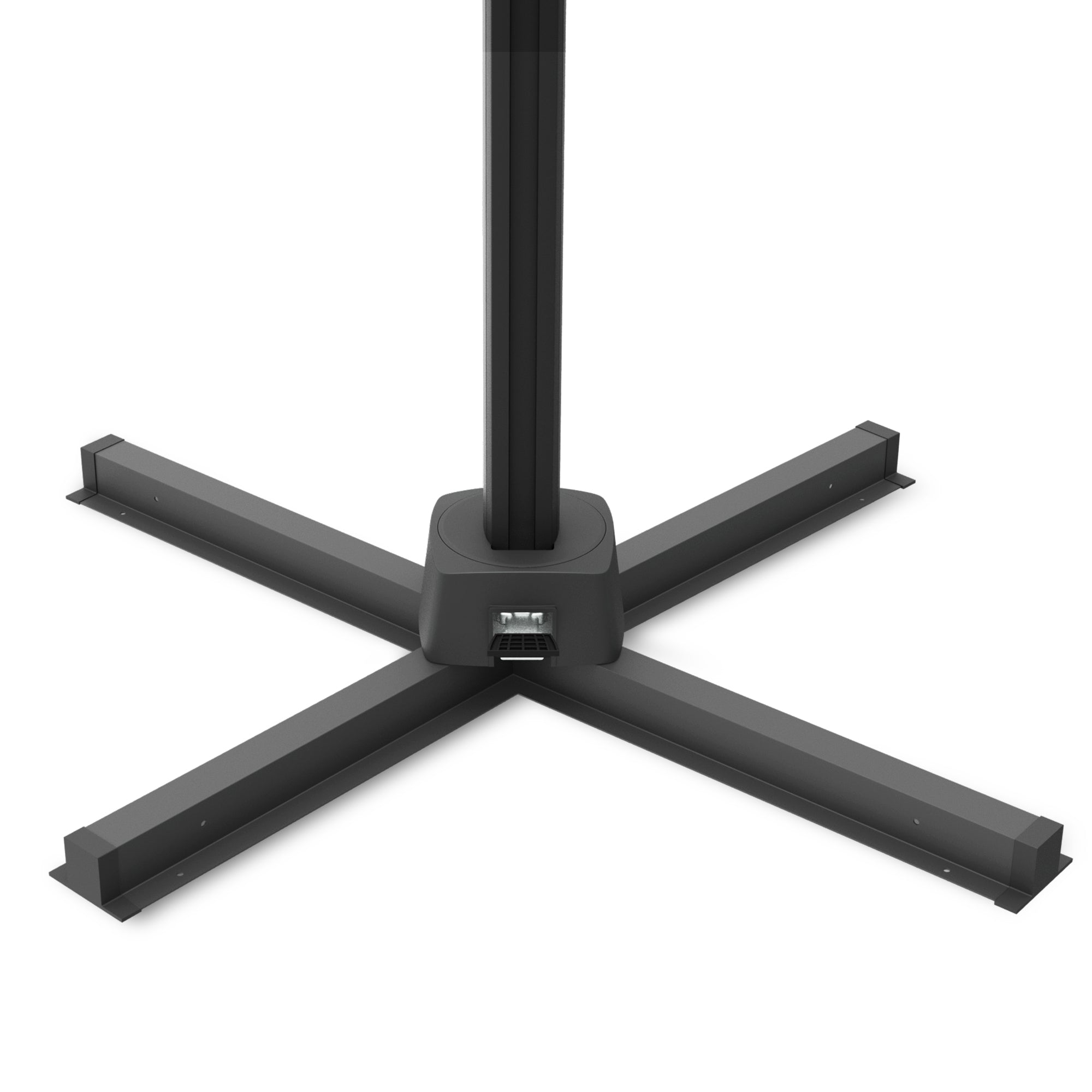 Sunvanta Cantilever Umbrella Cross Base – Heavy-Duty Steel Frame for Weighted Support