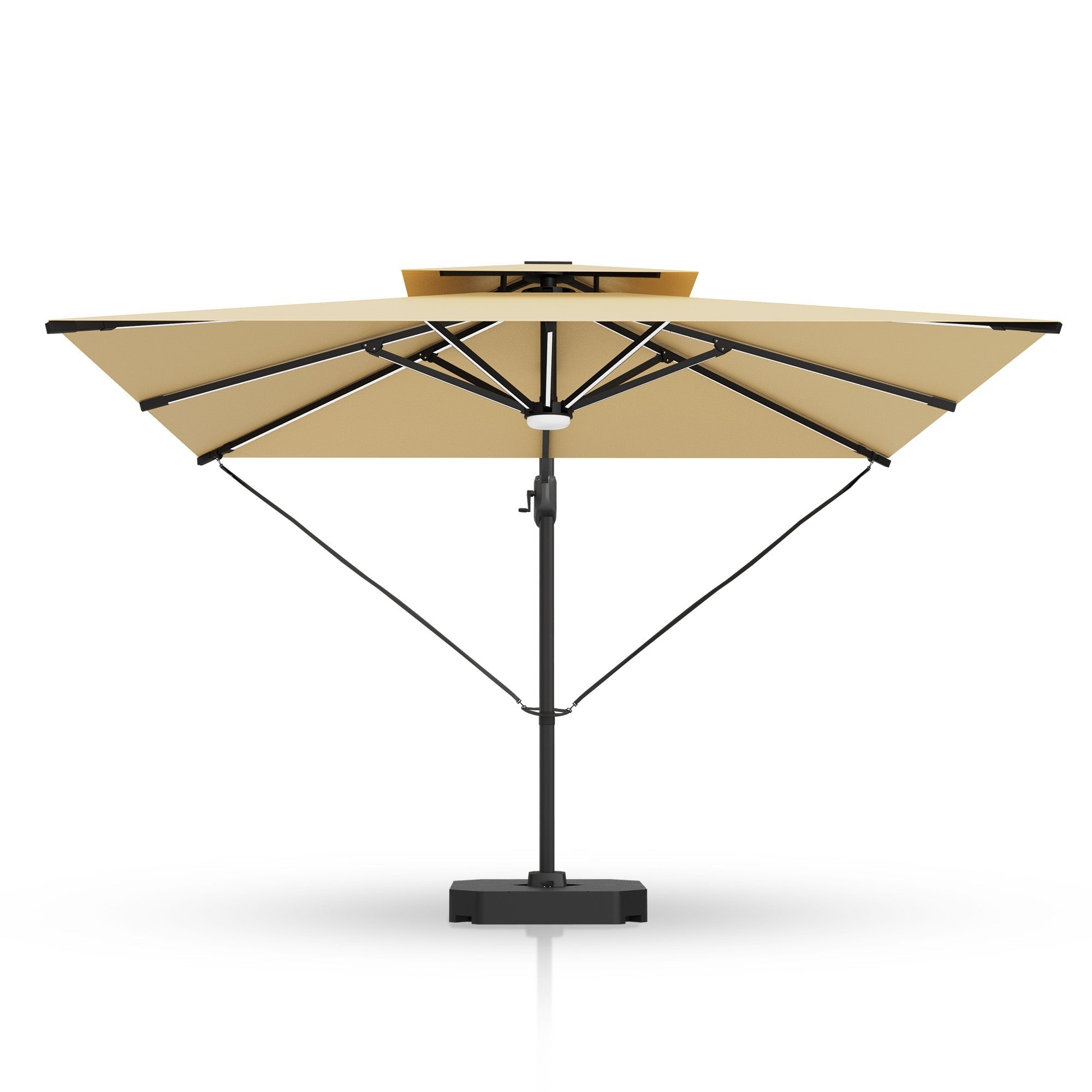 Sunvanta Stabilizing Straps for Cantilever Umbrella – Adjustable Wind Support Tie-Down Set