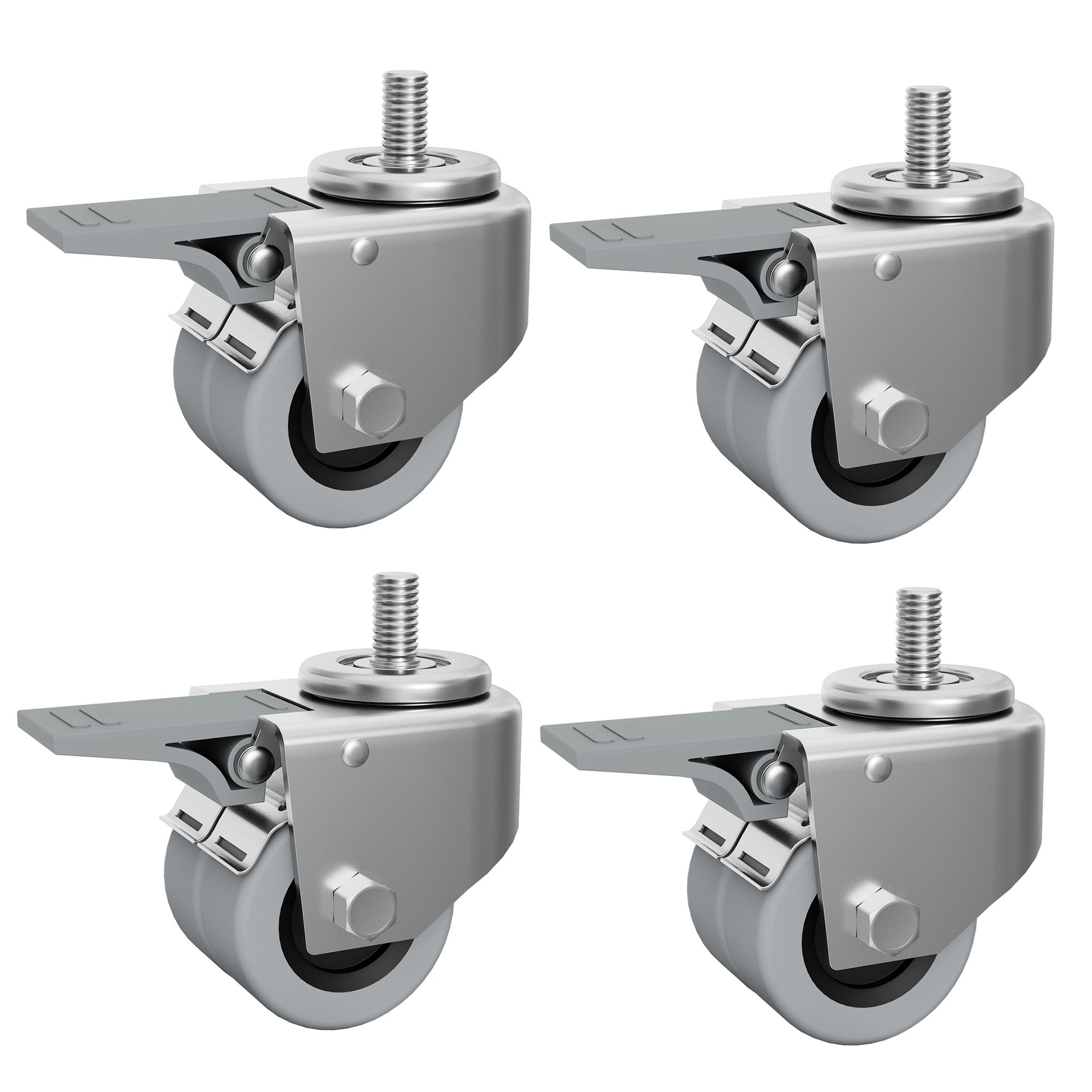 Sunvanta Locking Caster Wheels for Cantilever Umbrella Base – Set of 4 Heavy-Duty Swivel Casters