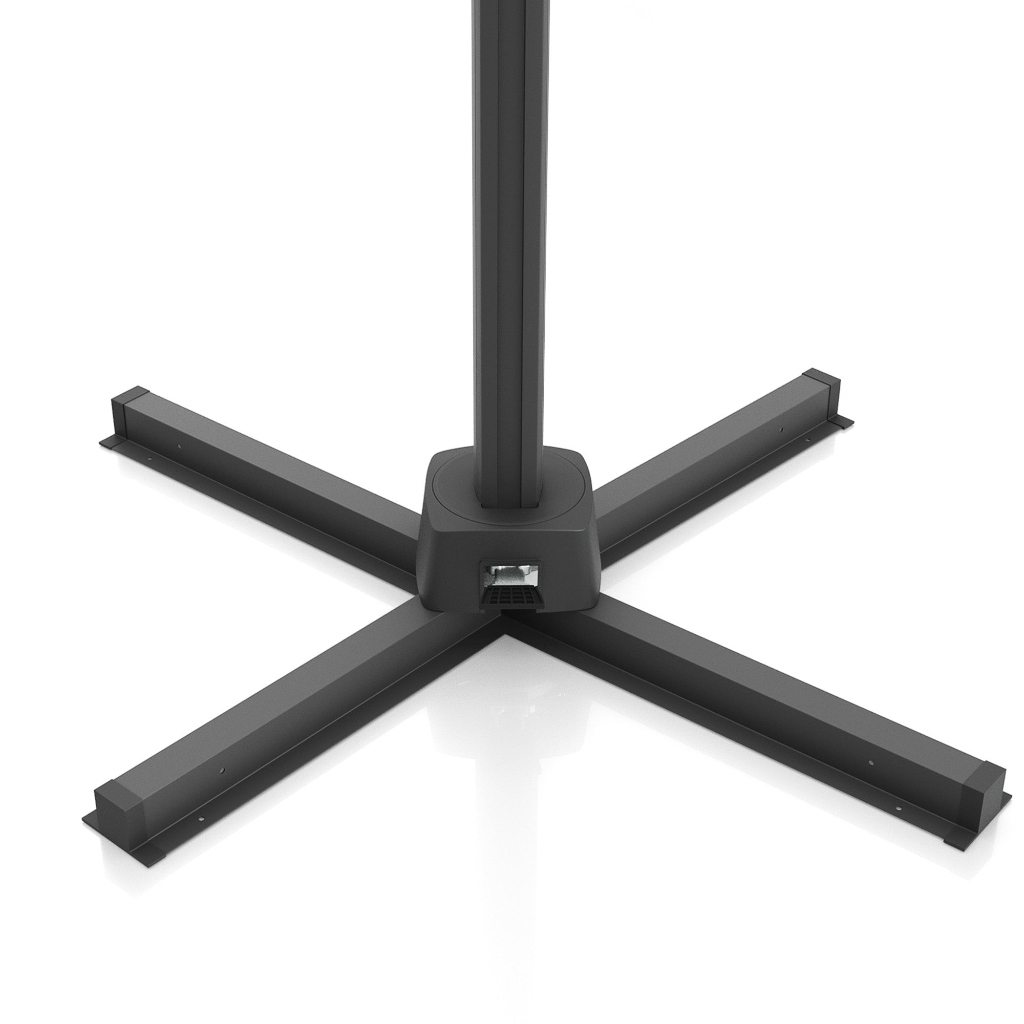 Sunvanta Cantilever Umbrella Cross Base – Heavy-Duty Steel Frame for Weighted Support