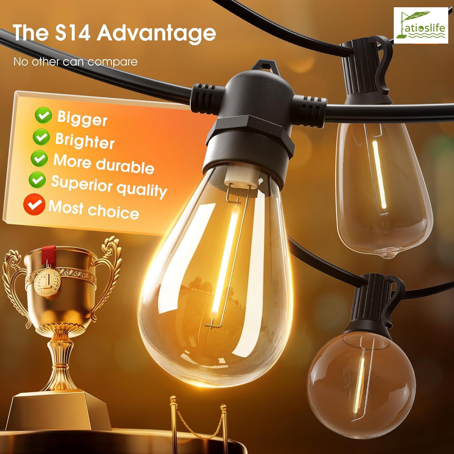 Sunvanta™ Umbrella & Gazebo LED Light Kit – Battery-Powered Ambient Lighting with Remote