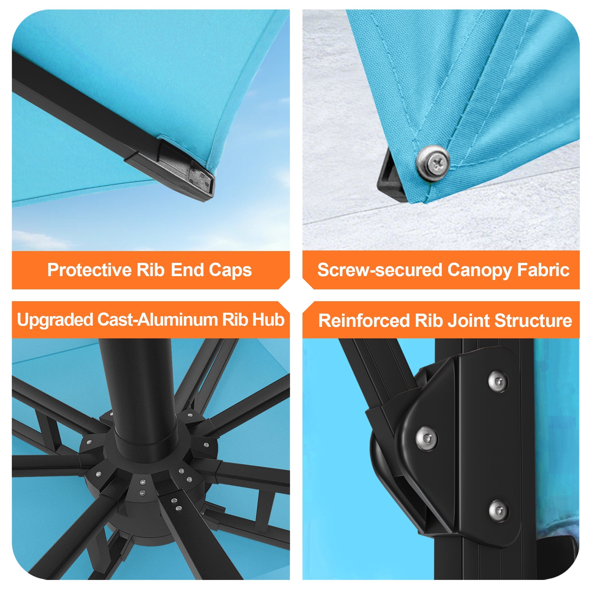 Sunvanta Auron Pro Cantilever Patio Umbrella  Reinforced Aluminum Frame for Patio & Garden