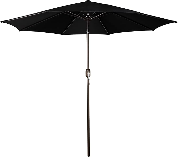 Sunvanta Market Breeze™ Patio Umbrella with 8 Sturdy Ribs, Push-Button Tilt & Crank Lift