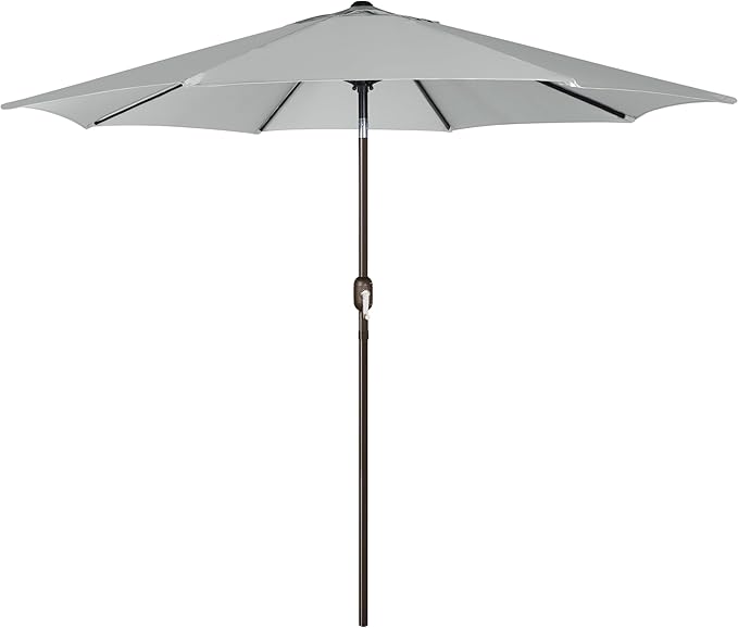 Sunvanta Market Breeze™ Patio Umbrella with 8 Sturdy Ribs, Push-Button Tilt & Crank Lift