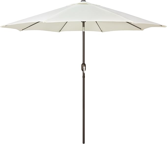 Sunvanta Market Breeze™ Patio Umbrella with 8 Sturdy Ribs, Push-Button Tilt & Crank Lift