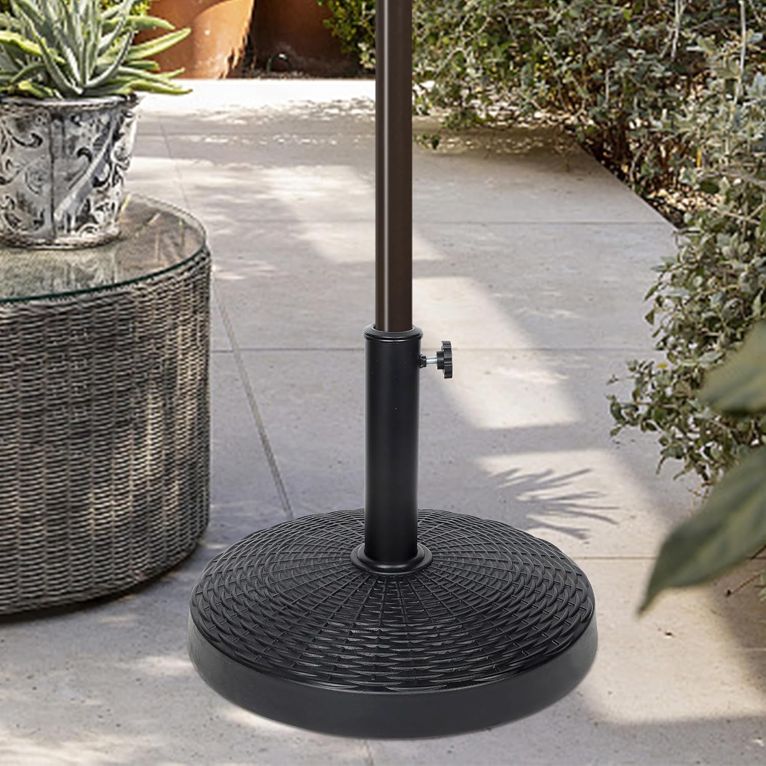 Sunvanta 12 kg Heavy-Duty Market Umbrella Base – Patio Stand for Market Breeze™ Series