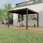 Sunvanta Atlantic™ 3m × 4m Aluminium Louvre Roof Pergola – Adjustable Louvers for Patio & Alfresco Use