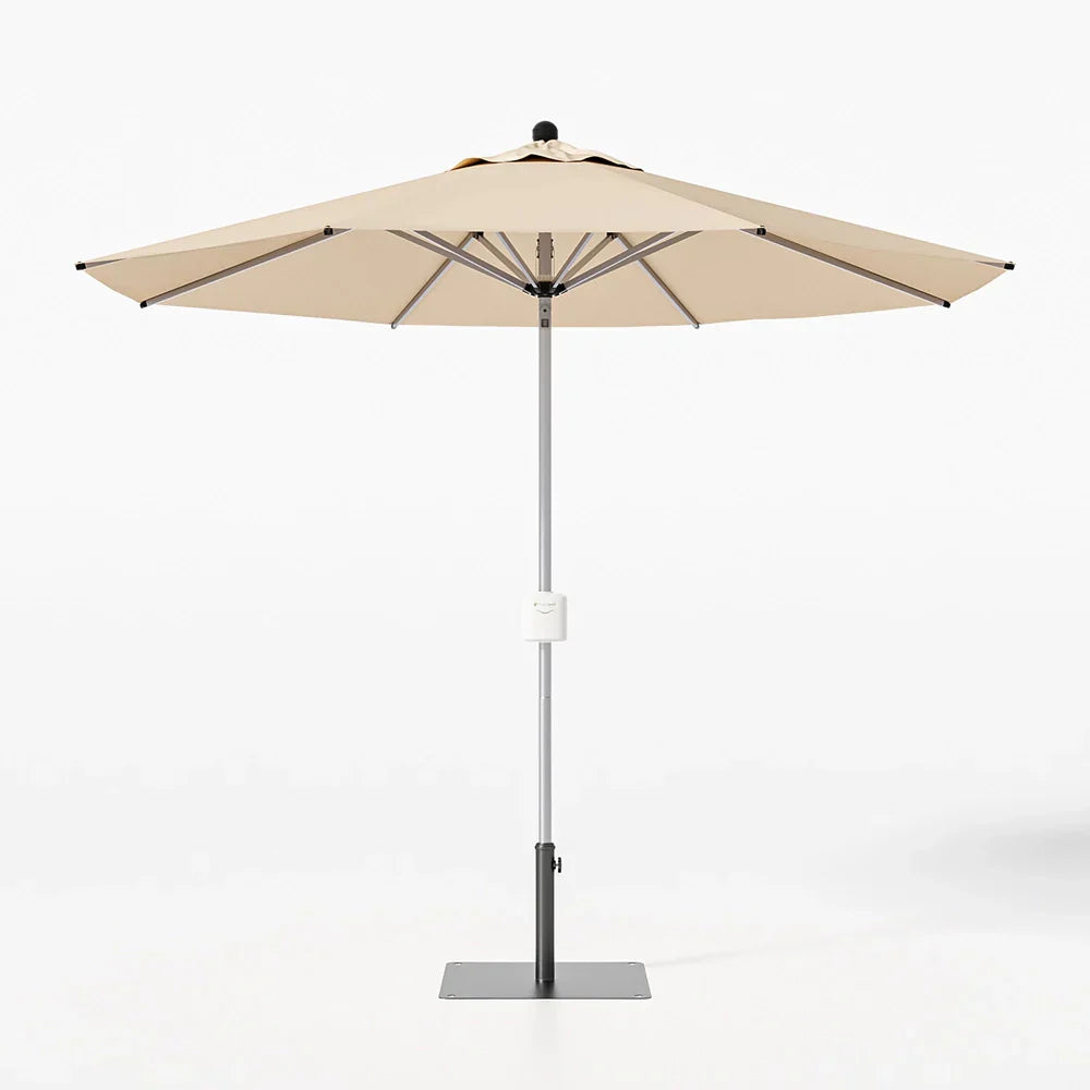 Sunvanta 2.7m Motorized Patio Umbrella with Remote Control – Adjustable Tilt Outdoor Cantilever Umbrella for Patio & Poolside