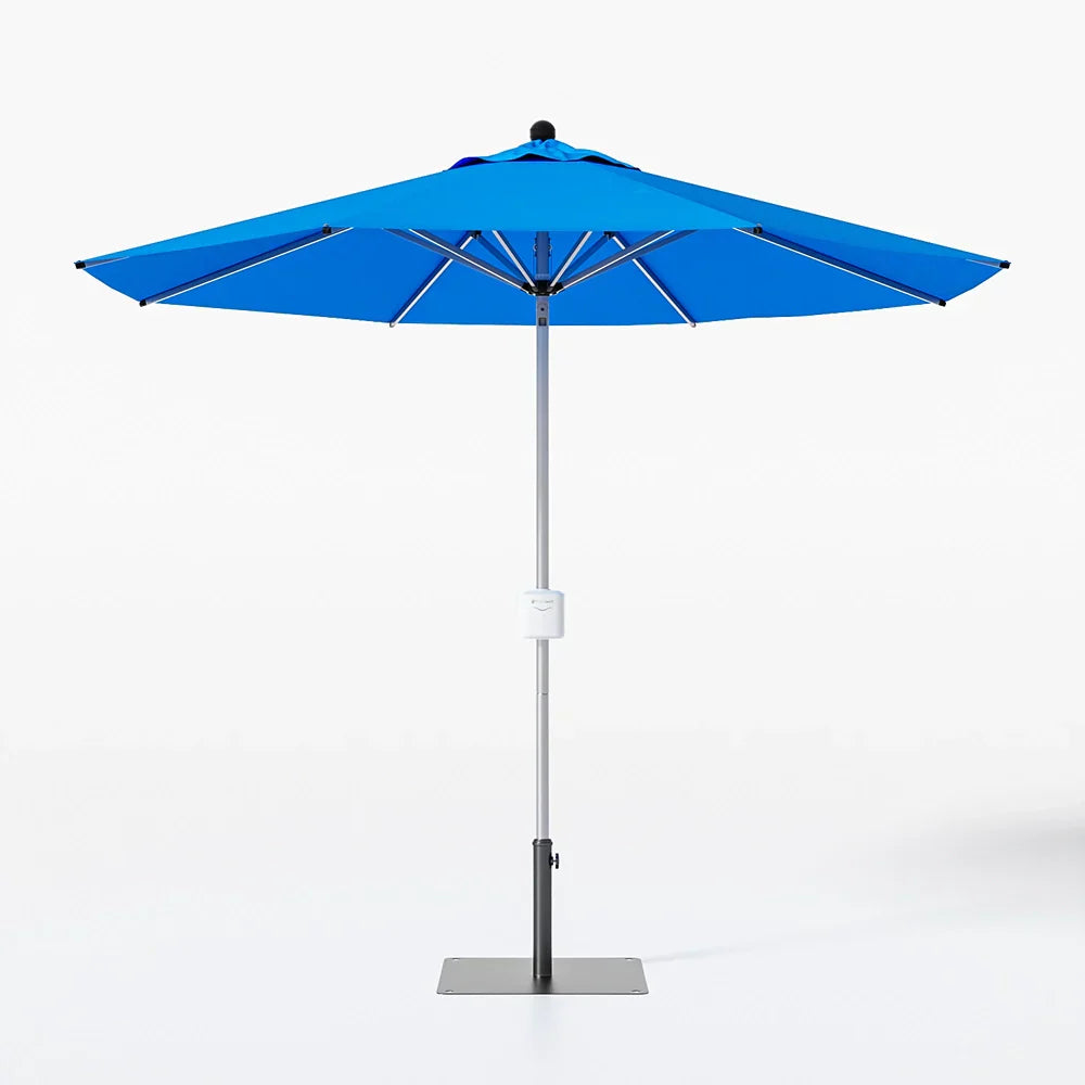 Sunvanta 2.7m Motorized Patio Umbrella with Remote Control – Adjustable Tilt Outdoor Cantilever Umbrella for Patio & Poolside