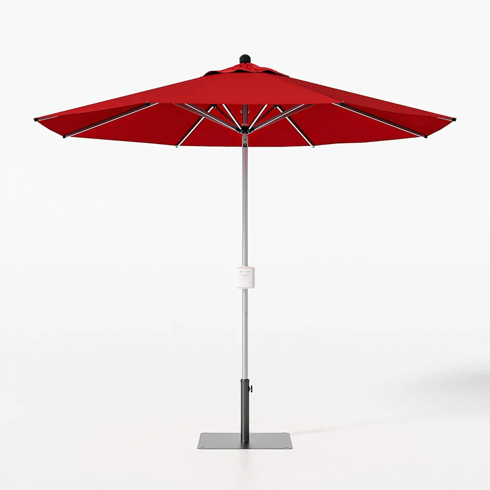 Sunvanta 2.7m Motorized Patio Umbrella with Remote Control – Adjustable Tilt Outdoor Cantilever Umbrella for Patio & Poolside