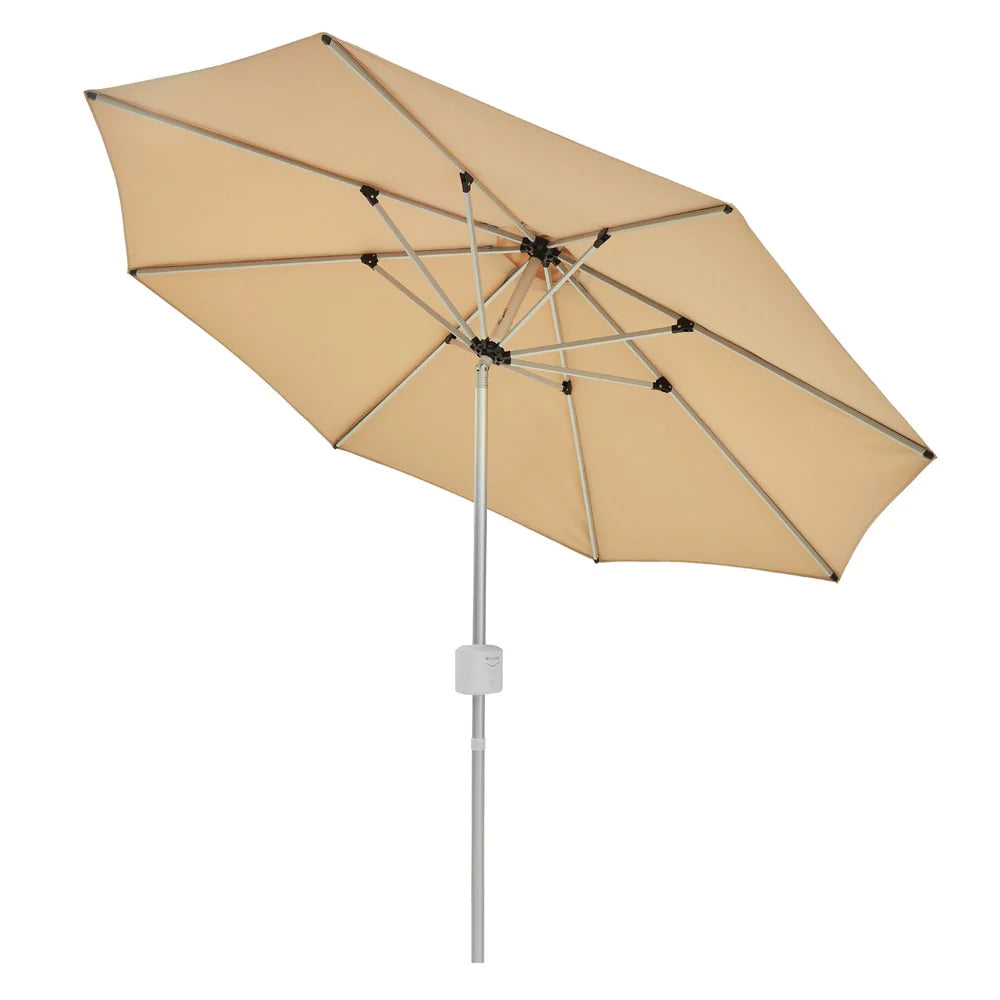 Sunvanta 2.7m Motorized Patio Umbrella with Remote Control – Adjustable Tilt Outdoor Cantilever Umbrella for Patio & Poolside